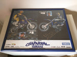 Signed Jeremy McGrath Jimmy Button Yamaha MotoX Motorcycle 1998 Chaparral 23x18 Poster  AD