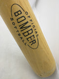34 " 125E Hillerich Bradsby Bomber Softball Louisville Slugger Wood Baseball Bat Wooden