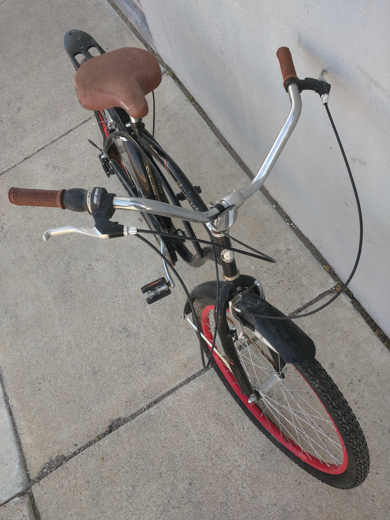 schwinn clairmont bicycle OUT OF STOCK! Clairmont SCHWINN Black 7-speed RETRO Men's CRUISER BIKE – Pocatello Market