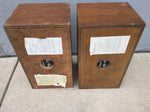 AR 2ax Walnut Speakers PAIR Acoustic Research Vintage 1960s AR-2A Set