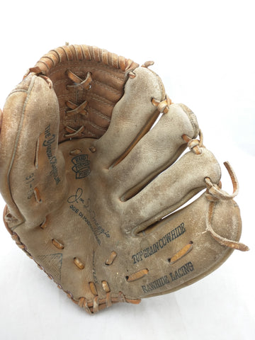 31-58 Joe Di Maggio Yankee Clipper Line Trio Hollander Endorsed Vintage Baseball Glove Mitt Leather RHT