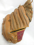 GJ98 Bobby Tolan Rawlings Endorsed Vintage Baseball Glove Mitt Leather RHT