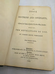 1852 Doctrine and Covenants Joseph Smith Pioneer Swanner LDS Mormon