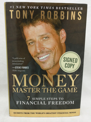 Signed by Tony Robbins Money Master the Game