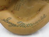 George Mitterwald Endorsed Vintage Catchers Spaulding Baseball Glove Mitt American National