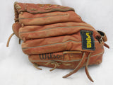 A2124 George Brett RHT Wilson Endorsed Signature Snap Action Vintage Baseball Glove Mitt Leather