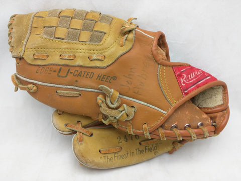 2476 Rickey Henderson LHT Rawlings Endorsed Vintage Baseball Glove Mitt Leather