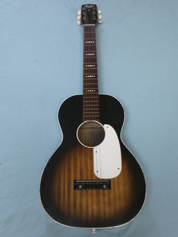Stella Harmony Parlor Acoustic Tiger Burst 11.25 Guitar Vintage