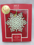 Lenox 2013 Snow Fantasies Snowflake Ornament 4 Inch VGC 882864440648