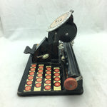 Marx Tin Dial Typewriter Metal Toy Kids 1950s