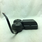 Dual Hammer Bell Western Electric Alarm System Vintage Black Double