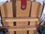 SLED Paris Champion Eastback   winter vintage wood wooden Christmas display