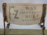 Potato Picking Belt Boise Idaho EZ Pioneer Vintage for Burlap Bag Display