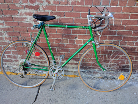 64.5 cm Kobe Capri Bike Bicycle Vintage Road Bike Multi speed. Japan Rare 1970s? Green