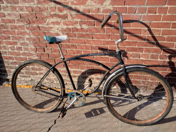 Schwinn Mens Vintage Bike Bicycle Black Typhoon 26? 1960s? AS-IS – Pocatello Market