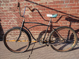 Schwinn Mens Vintage Bike Bicycle Black Typhoon 26? 1960s? AS-IS