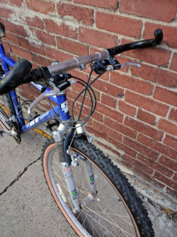 backwoods all gt terra bicycle 52 cm GT All Terra Rebound Bike Bicycle Mountain Blue Purple Rock Shox – Pocatello Market