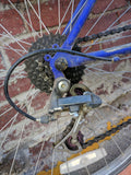 52 cm GT All Terra Rebound Bike Bicycle Mountain Blue Purple Rock Shox