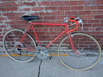 55 cm Schwinn Varsity Vintage 1970s 10 Speed Road Bike Bicycle Sunset Orange Ram Bars