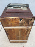 Trunk Vintage Antique Old Medium storage 29 X 15 X 17 Tall Rustic Shabby