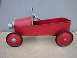 Pedal Car Red Ride-On Kid Youth 30 X 15 X 15 hot rod roadster T-Bucket