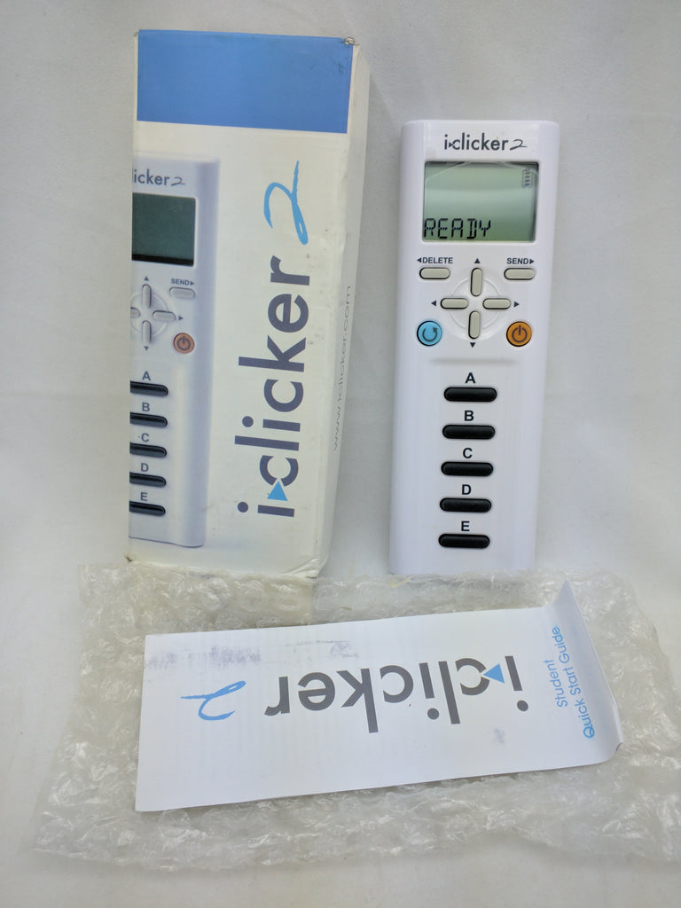 I Clicker Remote ICLICKER 2: Radio Frequency Classroom Response System I CLICKER 2 Scho ...