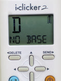 ICLICKER 2: Radio Frequency Classroom Response System I CLICKER 2 School remote