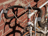 57 cm Peugeot Vintage AO-8 Road Bike Bicycle France White Simplex Adga Leather Seat Saddle UO PA 10 PX J8 UE8