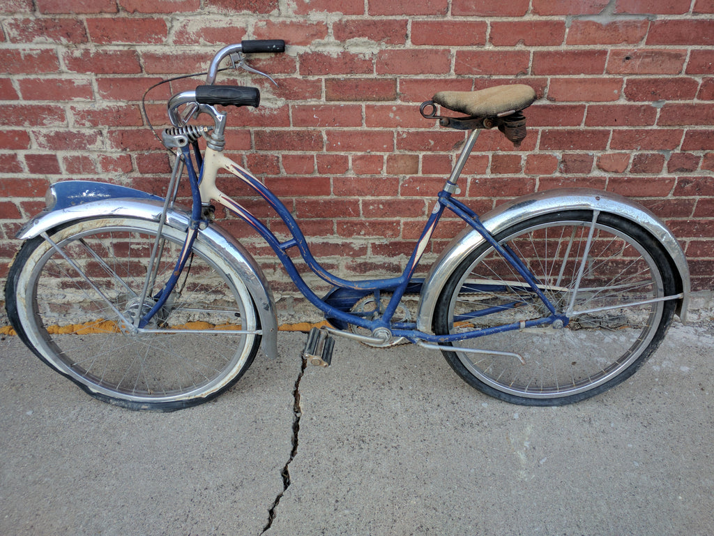 1949 Schwinn Hollywood Bike Bicycle vintage spring lock fork Arnold Dr – Pocatello Market
