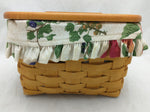 Recipe 17418 Longaberger Basket Lid Fabric Liner