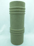 475-12 McCoy Floraline Floraline Tall Bamboo Shaped Vase Green Mid Century Modern