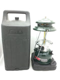 288A Mint 1994 Coleman Adjustable 2 Mantle Dual Flame Lantern Green Correct Case