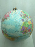 Gold Replogle 12 Inch Globe Blue World Nation Vintage