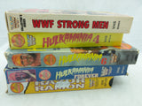 5 WWF VHS Hulkamania 4 6 Forever Razor Ramon Strong Men