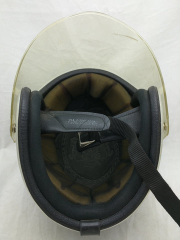 afs7 large fulmer motorcycle helmets XL 7 5/8 7 3/4 AF40 Silver Arthur Fulmer Helmet Falcon Wings Black VTG – Pocatello Market