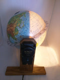 SunLit World Globe Lights Rotates Time Working