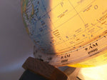 SunLit World Globe Lights Rotates Time Working