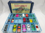 21 Cars Hot Wheels 1969 Matchbox Collector's Mini-Case Mustang Antifreeze Vintage Louvered Red line