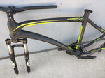 HPRS Fork Shock AS-IS Carbon X Hyper Handle Bars Mountain Bike Bicycle MTB Damaged Frame