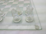 REPLACEMENT PARTS AS-IS 14" Frosted Clear Chess NOT SET Glass Board