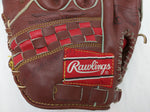 SG 76 Rawlings Mark of a Pro Red Basketweave Baseball Glove Mitt SG76