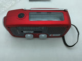 FR160 Red ETON Microlink Emergency Preparedness Radio Solar Power USB