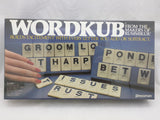 Wordkub Pressman New Sealed 1985 Game Letter Word Tiles