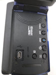 2 Battery Working DCR-SR47 SONY HANDYCAM 60GB Camcorder Blue Case Power Supply Tested