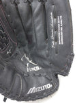 12 1/2  Mizuno Finch GPP 1257D3 Black Softball Baseball Glove Mitt Pink Trim Girls