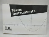 TI-86 Manual Guidebook Texas Instruments Graphing Calculator Book 33