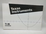 TI-86 Manual Guidebook Texas Instruments Graphing Calculator Book 34