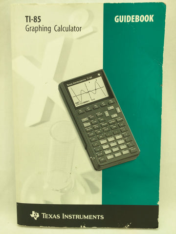 TI-85 Manual Guidebook Texas Instruments Graphing Calculator Book 36