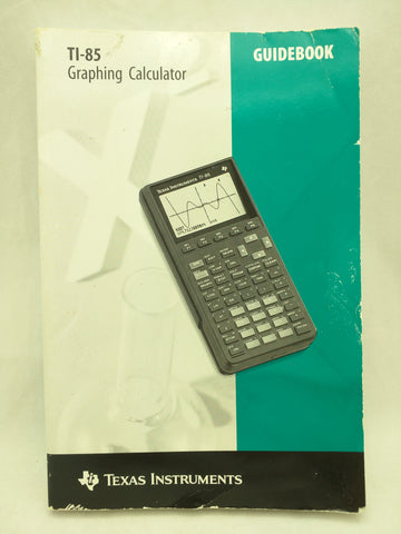TI-85 Manual Guidebook Texas Instruments Graphing Calculator Book 37