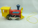 1964 643 Toot-Toot Fisher Price Pull Train Toy Locomotive Engine Wood Plastic